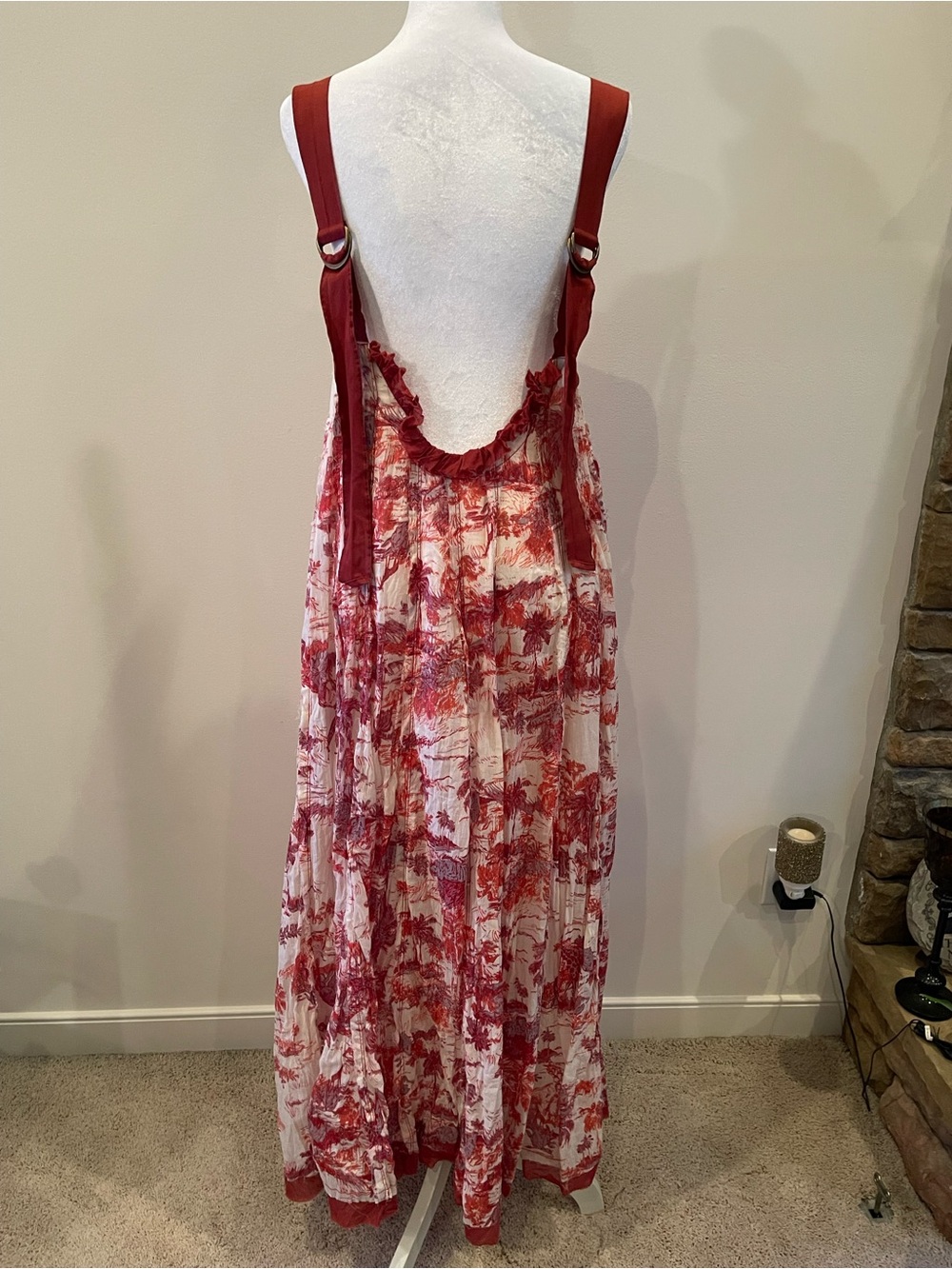 NWOT Free People Tropical Toile Maxi Dress - Picture 8 of 14